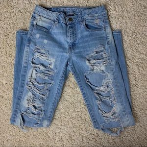 American Eagle Outfitters Ripped Jeans